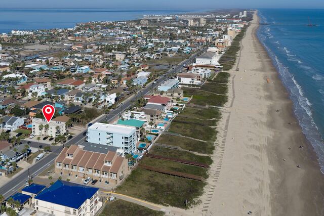 Athena Ares courtyard at Athena Ares Seaside Estate, South Padre Island