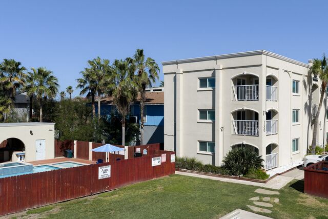 Sun deck with Adirondack chairs at Athena Ares Seaside Estate, South Padre Island